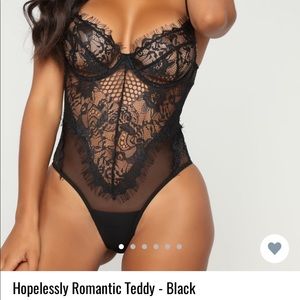 Fashion Nova Hopeless Romantic Body Suit
